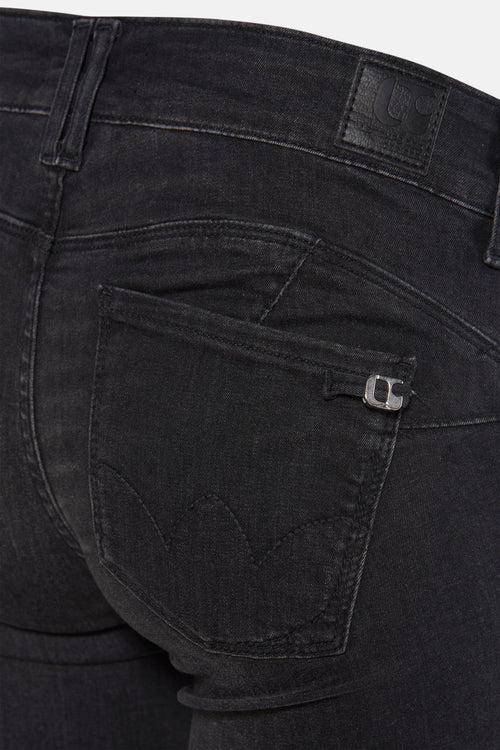Jeans slim black denim - Le Temps des Cerises