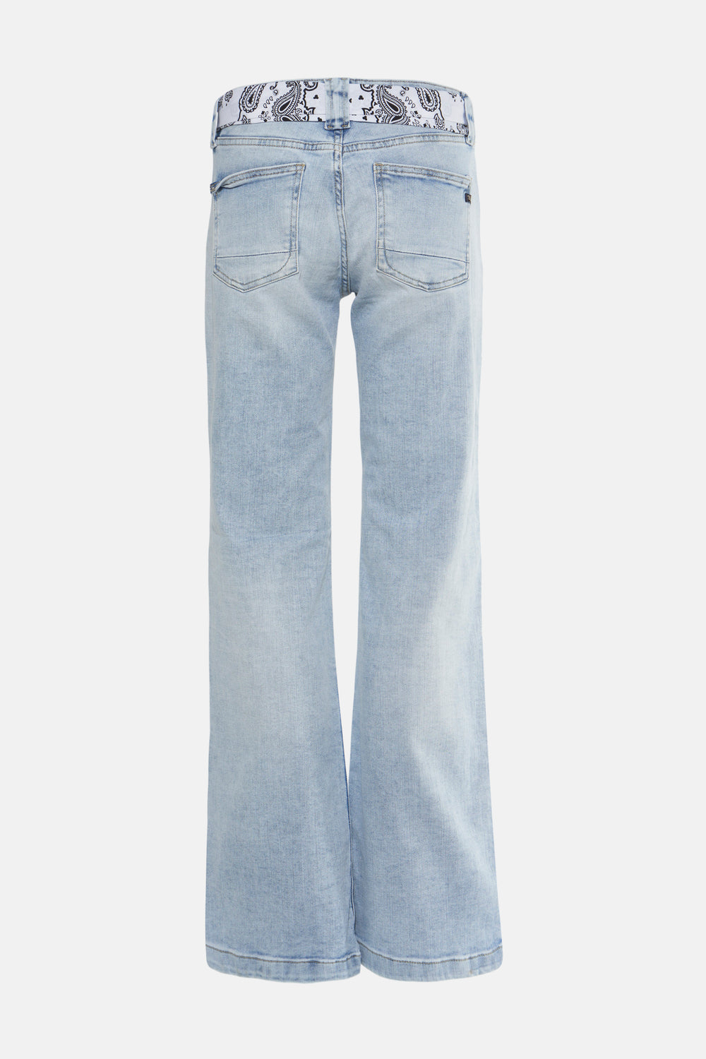 Jean évasé LIGHT BLUE DENIM - Le Temps des Cerises