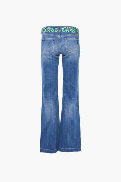 FLARE LTCD - mid blue denim