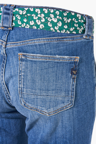 FLARE LTCD - mid blue denim