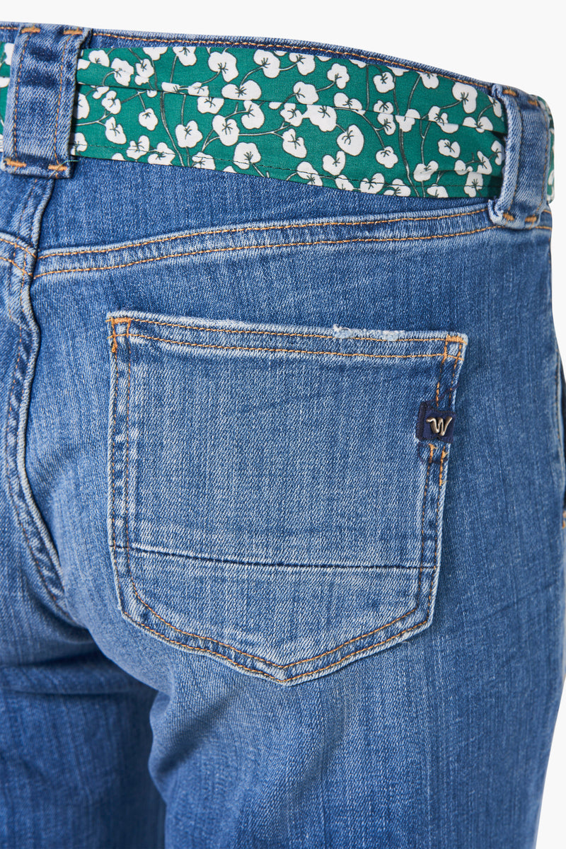 FLARE LTCD - mid blue denim