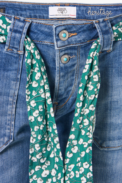 FLARE LTCD - mid blue denim