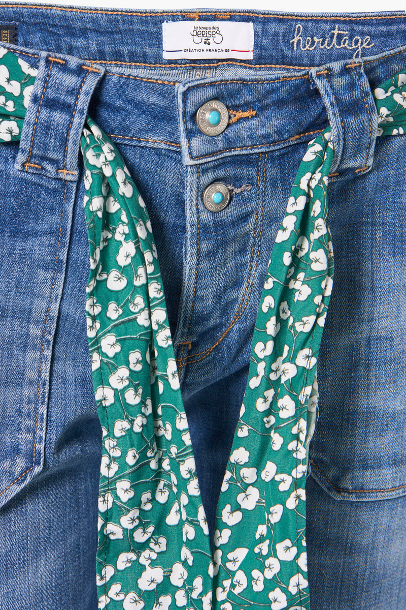 FLARE LTCD - mid blue denim