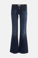 FLARE - Dark blue denim