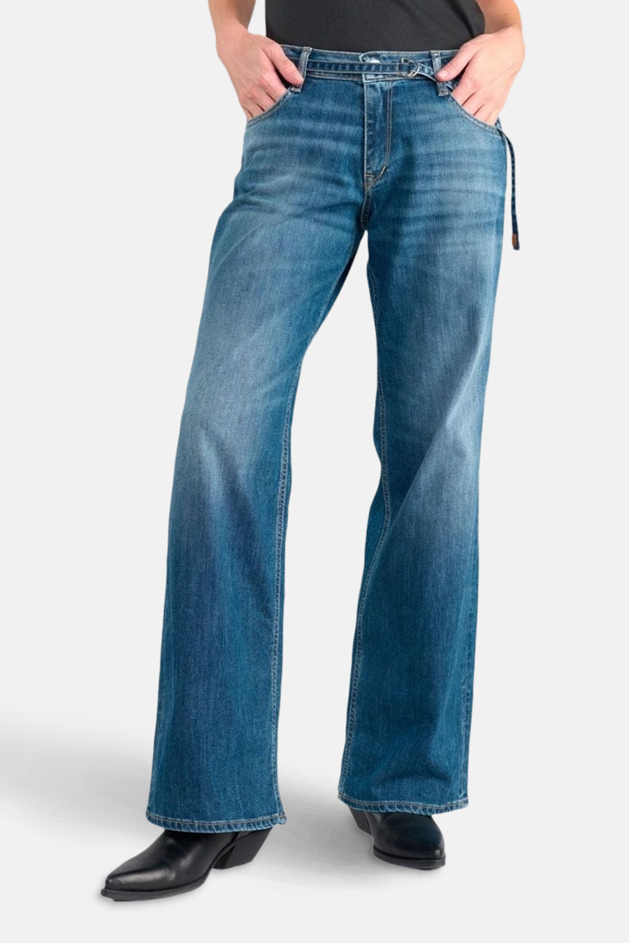 LAURYN JAB - mid blue denim