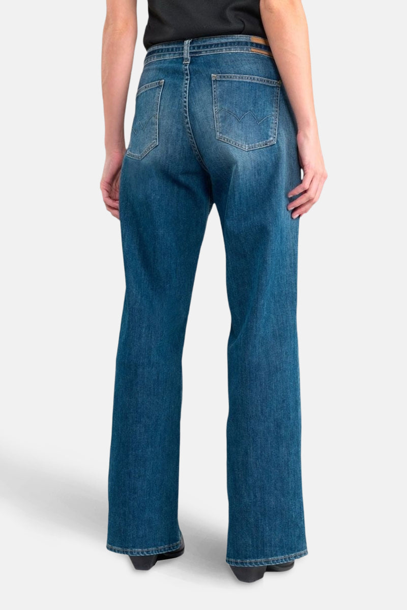 LAURYN JAB - mid blue denim