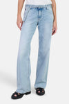 Jeans wide light blue denim - Le Temps des Cerises