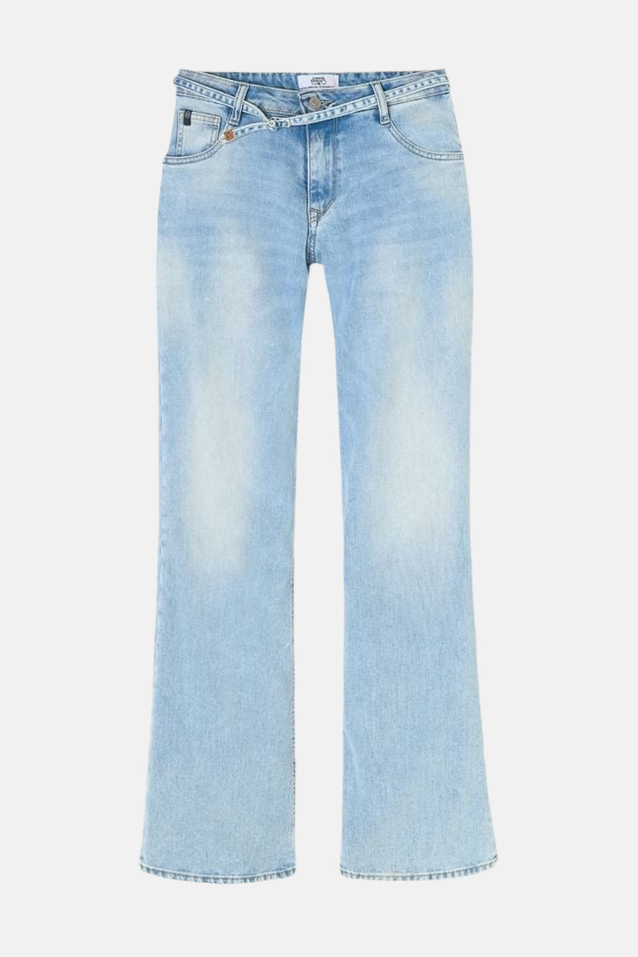 Jeans wide light blue denim - Le Temps des Cerises