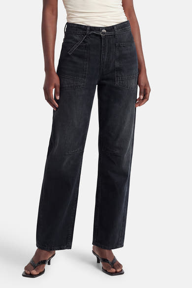MADIE - blue black denim