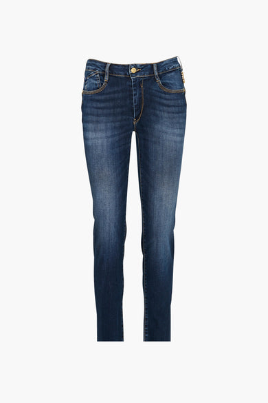 Jeans slim MID BLUE DENIM - Le Temps des Cerises