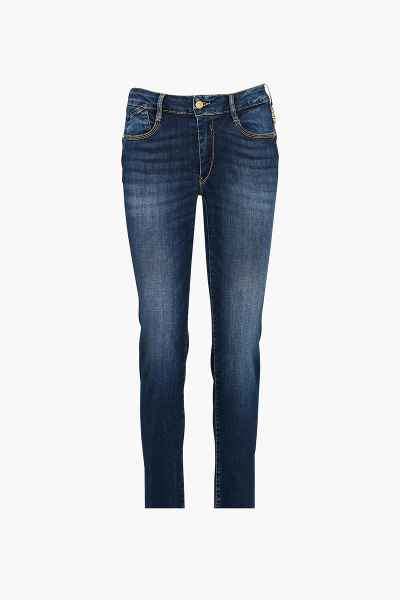 Jeans slim MID BLUE DENIM - Le Temps des Cerises