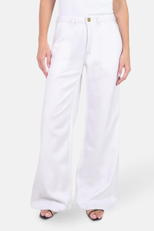 Jean large WHITE DENIM - Le Temps des Cerises