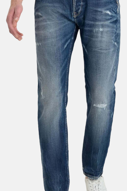 Jeans slim dark blue denim - Le Temps des Cerises