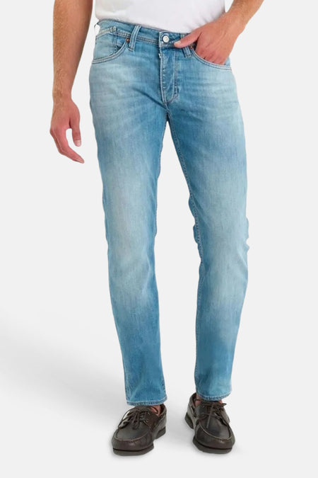 Jeans slim light blue denim - Le Temps des Cerises