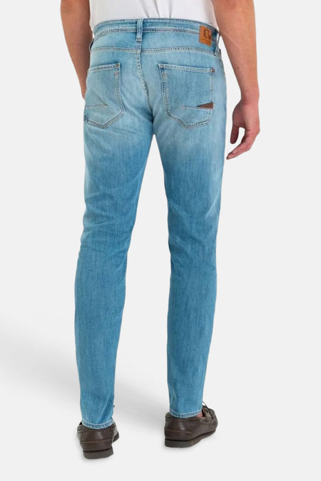 Jeans slim light blue denim - Le Temps des Cerises