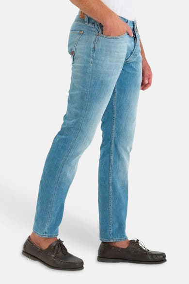 Jeans slim light blue denim - Le Temps des Cerises