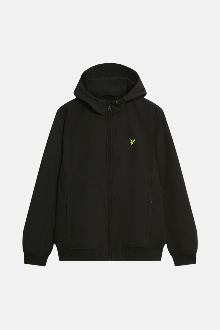 Veste de pluie noire de LYLE & SCOTT avec une capuche et fermeture éclair.