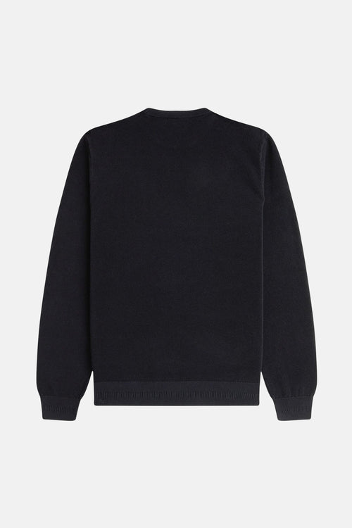 Pull à col rond - noir
