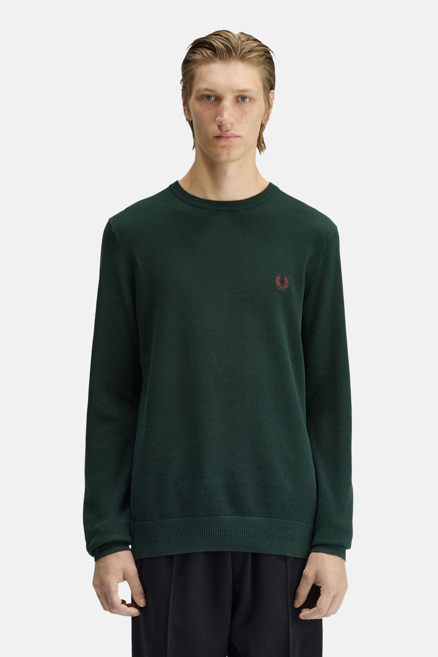Pull col O - Vert