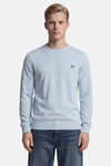 Pull met ronde hals - blauw