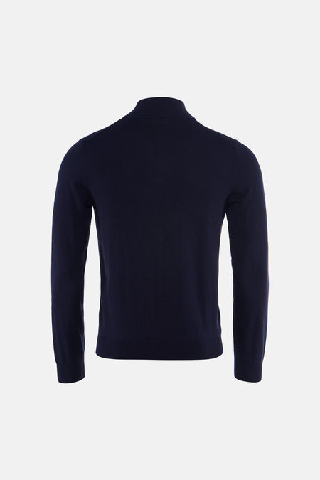 Pull à col roulant - bleu