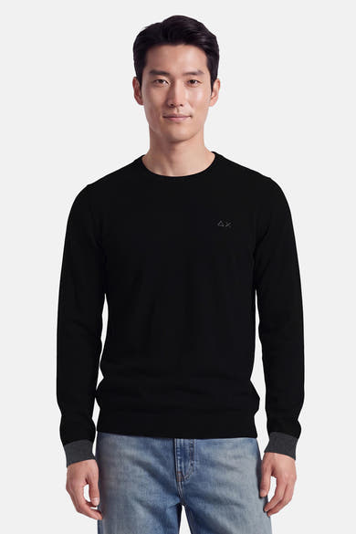 Pull col O - noir