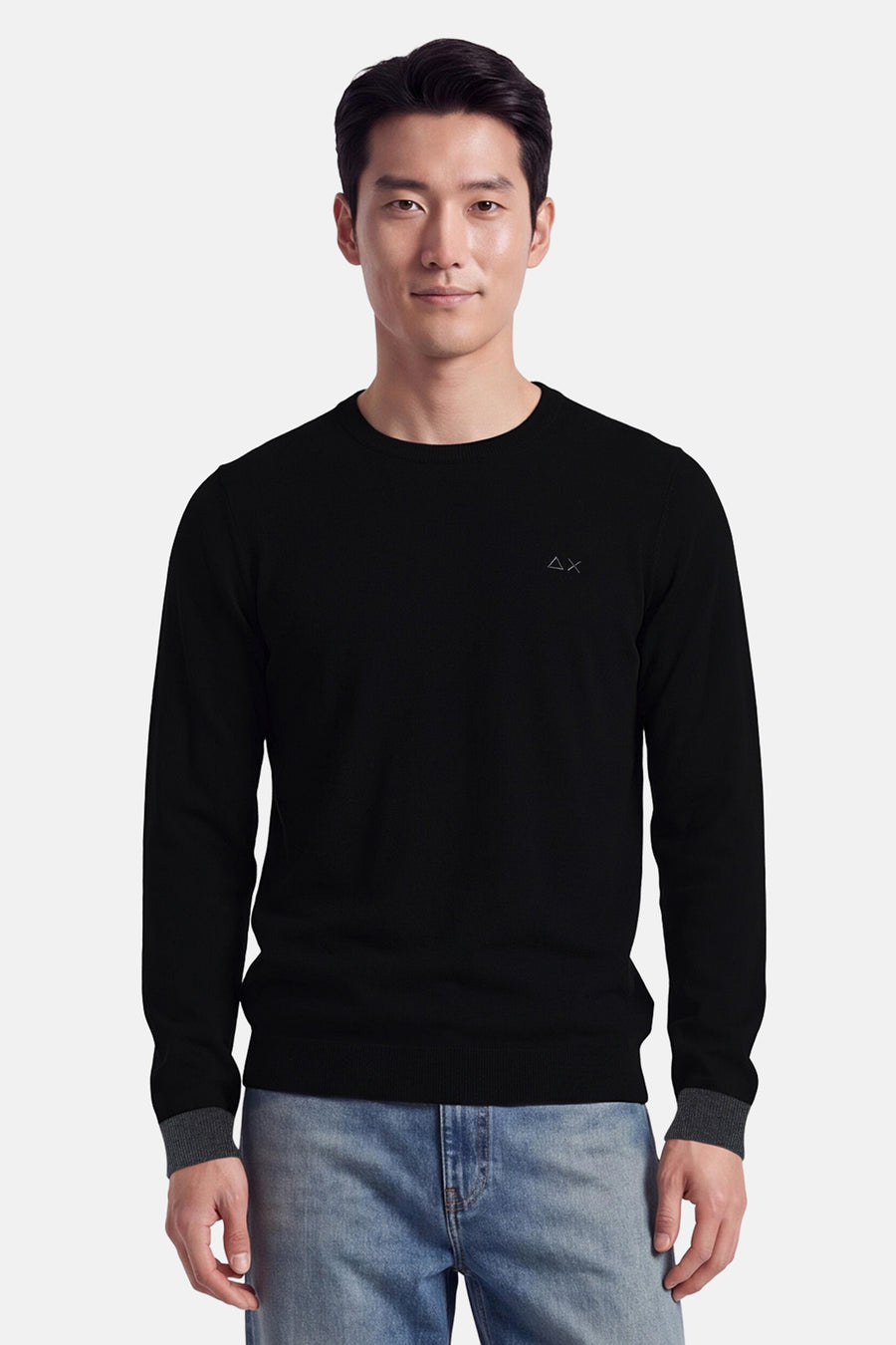 Pull col O - noir