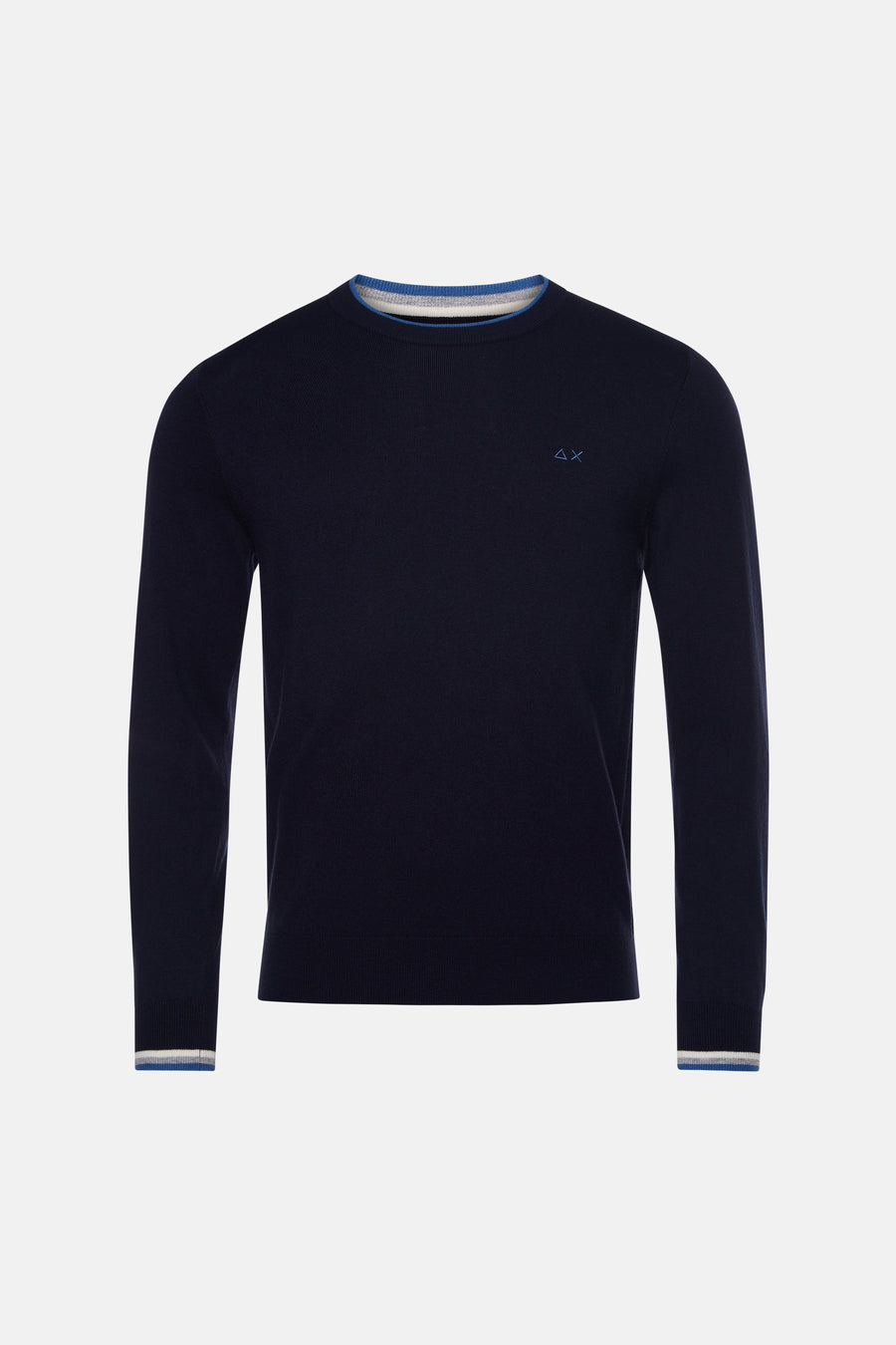 Pull O-hals - blauw