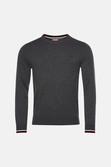 Pull O-hals - grijs