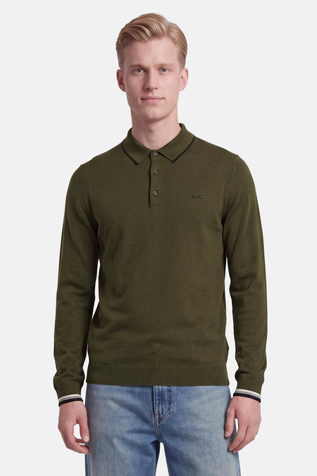 Pull met rolkraag - khaki