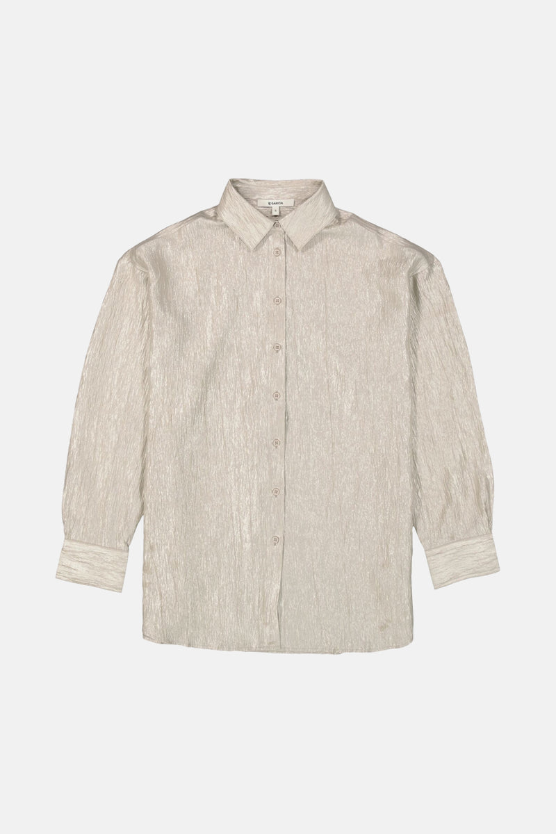 Hemd met lange mouwen - beige