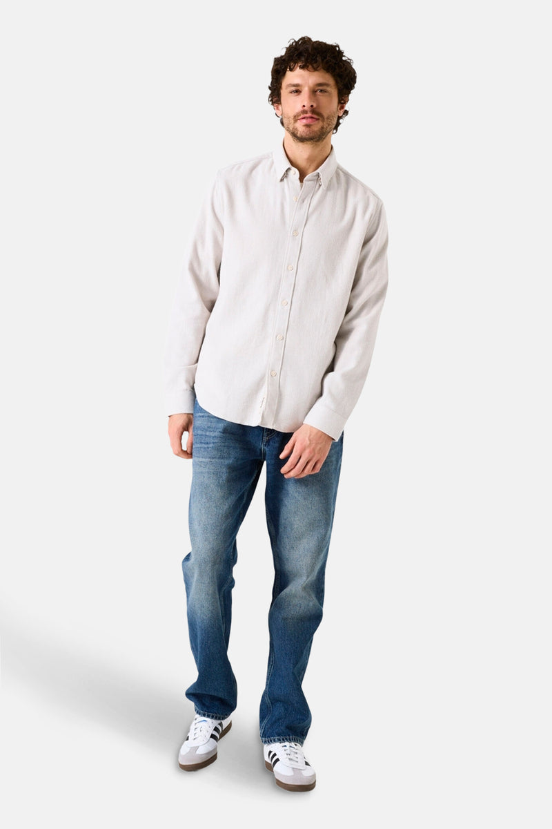 Hemd met lange mouwen - beige