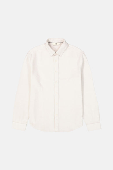 Hemd met lange mouwen - beige