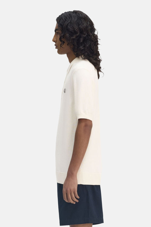 Chemise (manches courtes) Écru - FRED PERRY