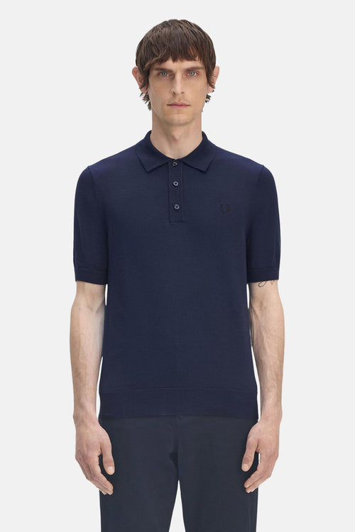 Hemd (korte mouwen) Blauw - Fred Perry