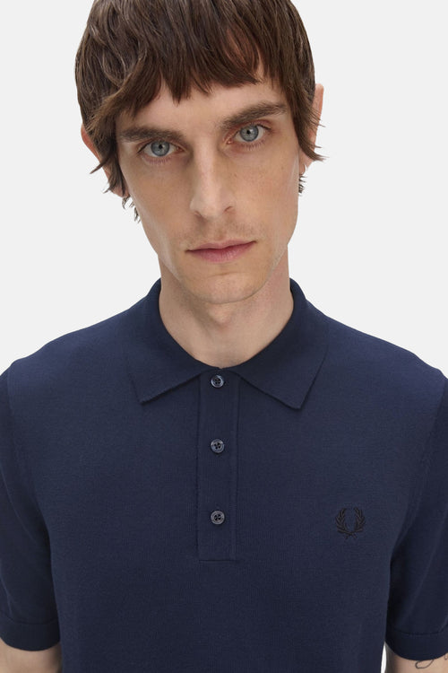 Hemd (korte mouwen) Blauw - Fred Perry