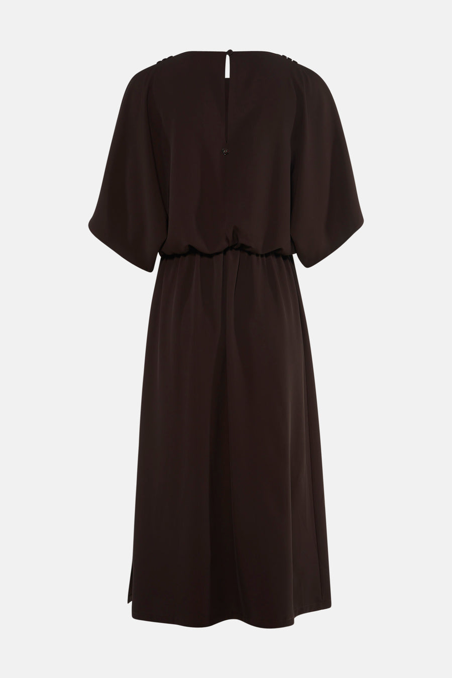 Robe à manches courtes - brun