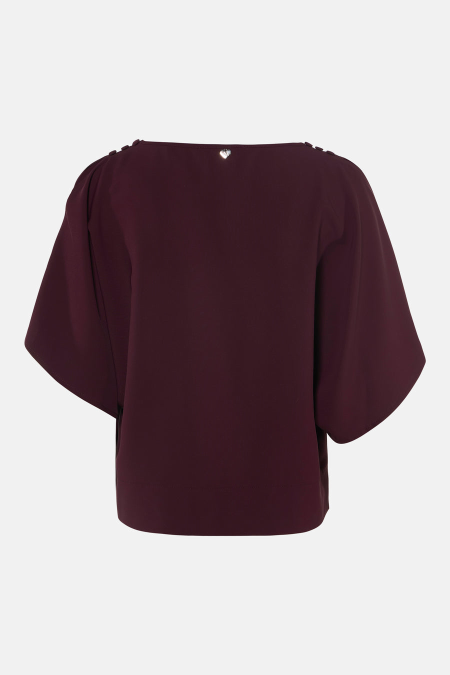 Blouse met korte mouwen - paars