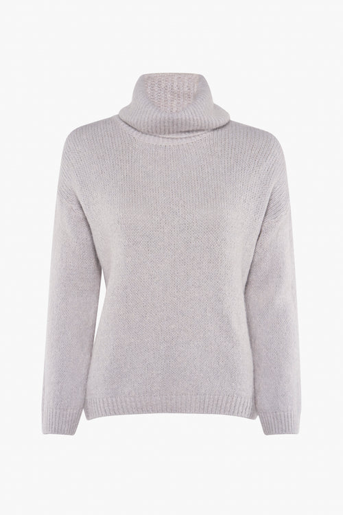 Pull col V Gris - AMELIE ET AMELIE
