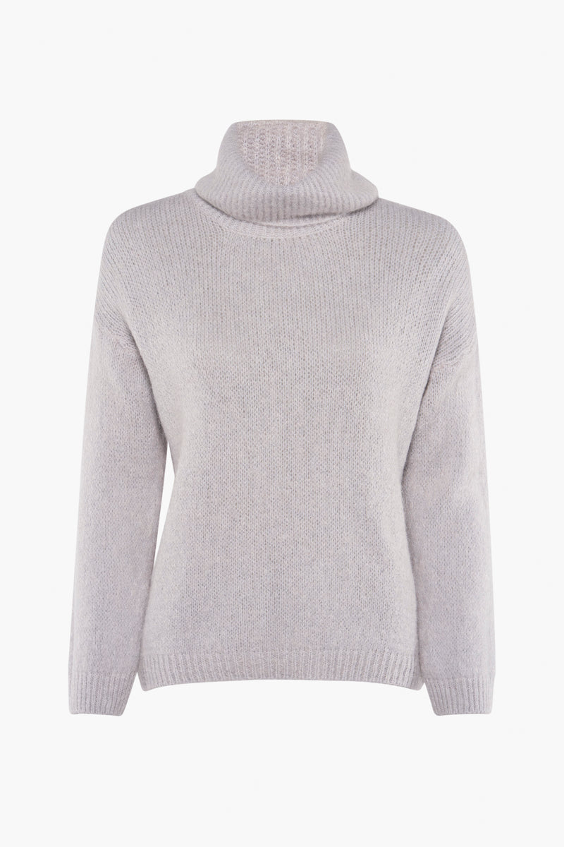 Pull col V Gris - AMELIE ET AMELIE