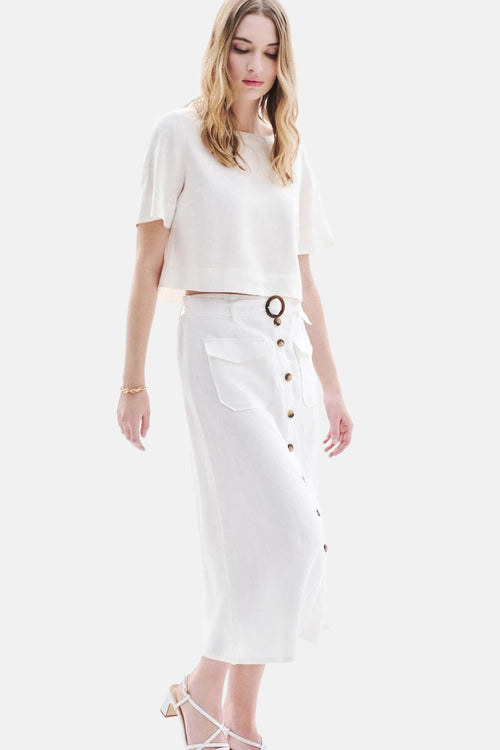 Rok 3/4 Wit - CAROLL