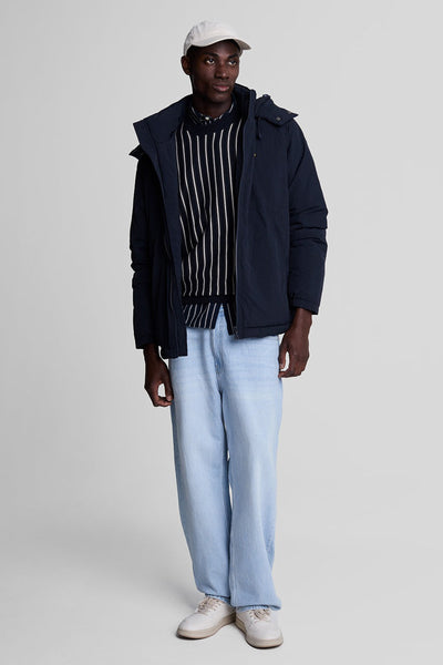 Pull col rond Bleu - LYLE & SCOTT