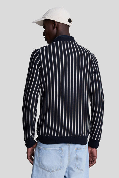 Pull col rond Bleu - LYLE & SCOTT
