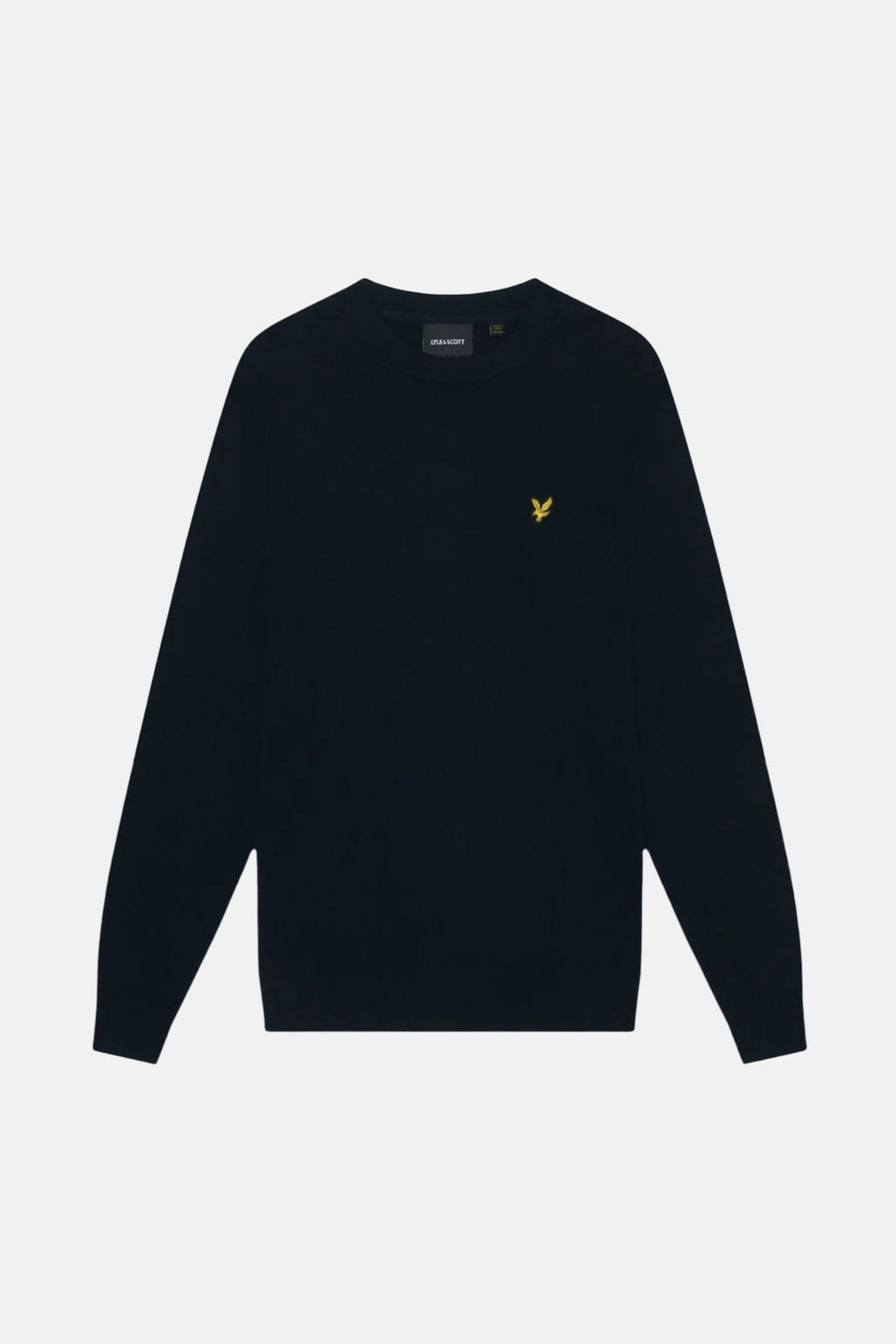 Pull col rond bleu - LYLE & SCOTT