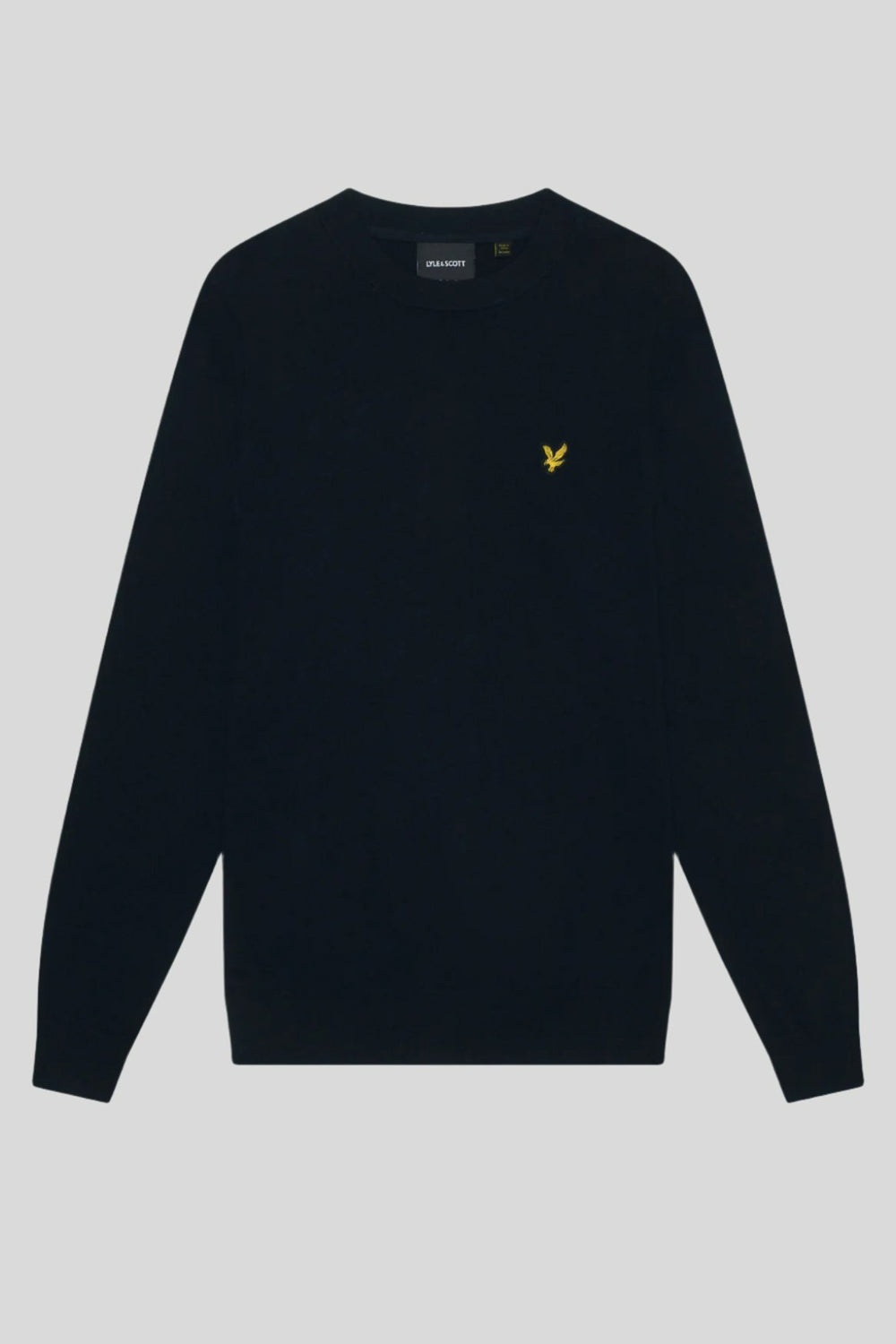 Pull col rond Bleu - LYLE & SCOTT