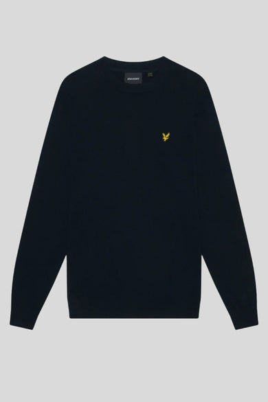 Pull met ronde hals - blauw