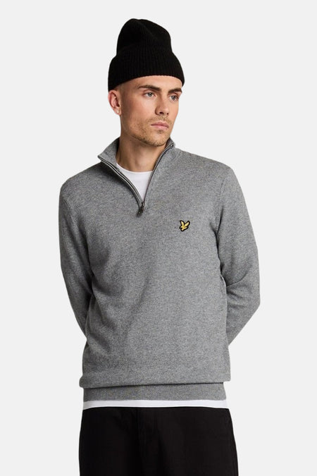Trui met rolkraag grijs - LYLE & SCOTT
