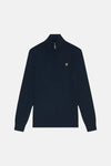 Pull col roulé bleu - LYLE & SCOTT