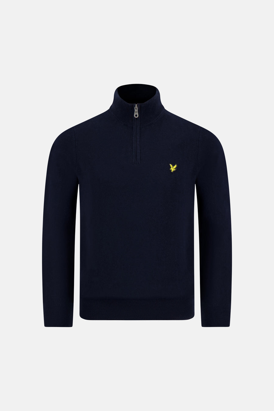 Pull col roulé bleu - LYLE & SCOTT