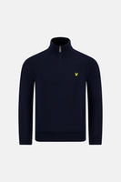 Pull col roulé bleu - LYLE & SCOTT